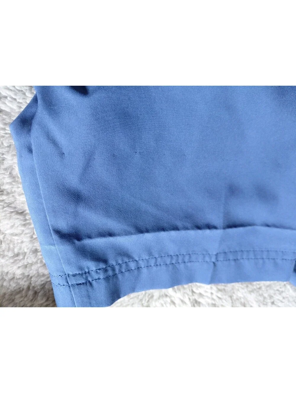 Vintage Adidas Lined Track Pants Mens Large Blue 3 Stripe Pockets Zip Hem